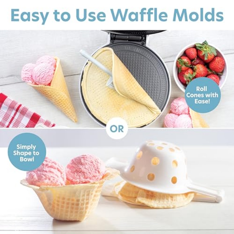 Waffle Cone and Ice Cream Bowl - Waffle Cone Maker 리뷰 및 가격