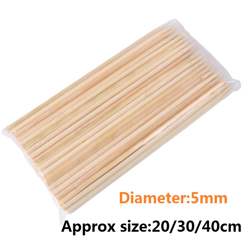 20/30/40cm x 5mm Bamboo Wooden - Corn Dog Stick 리뷰 및 가격