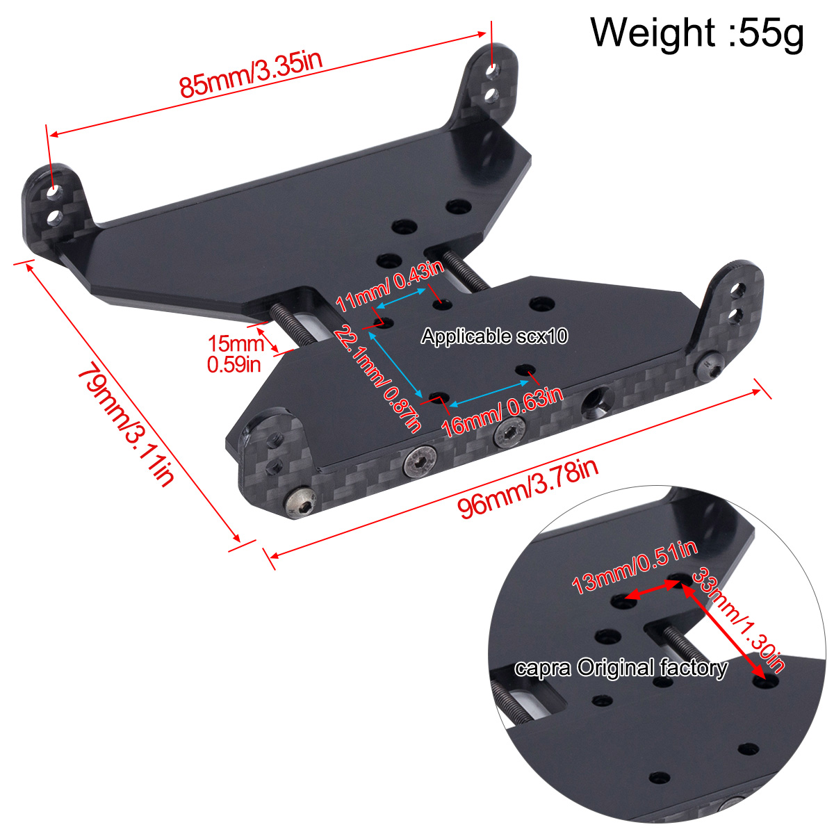 Carbon Fiber Chassis Skid Plat - Crepe Pan Carbon 리뷰 및 가격
