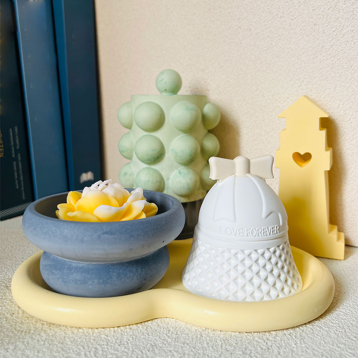 Bubble Jar Candle Vessel Concr - Donut Mold Silicone 리뷰 및 가격