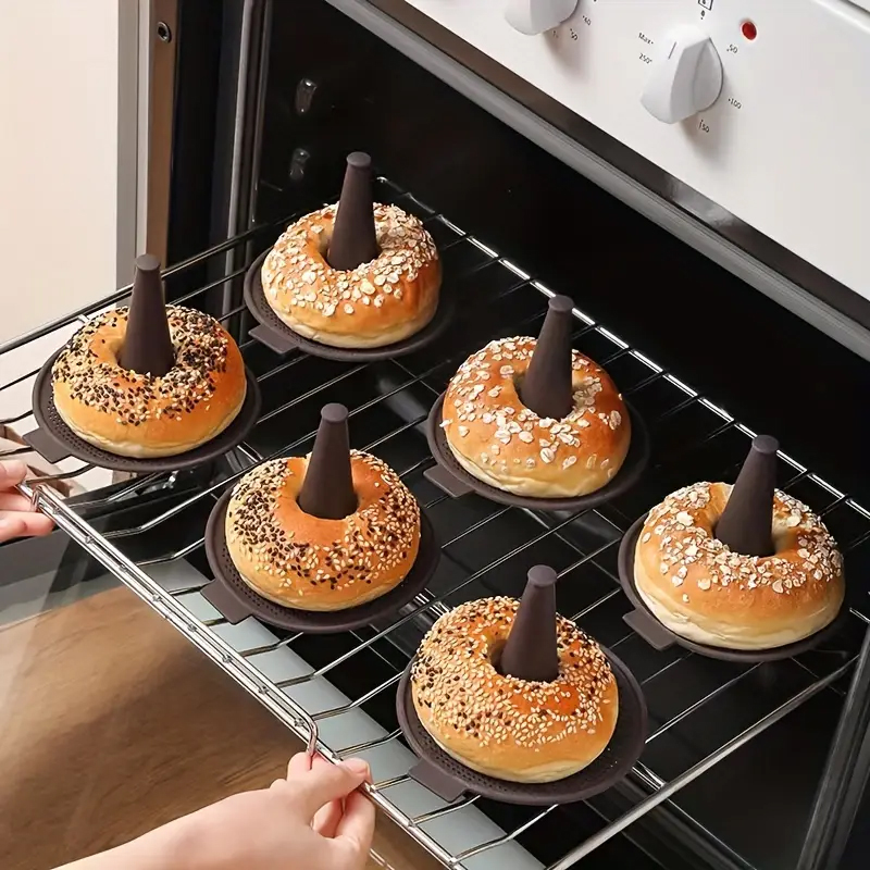 6/12pcs Baking Mold Set Silico - Donut Mold Silicone 리뷰 및 가격