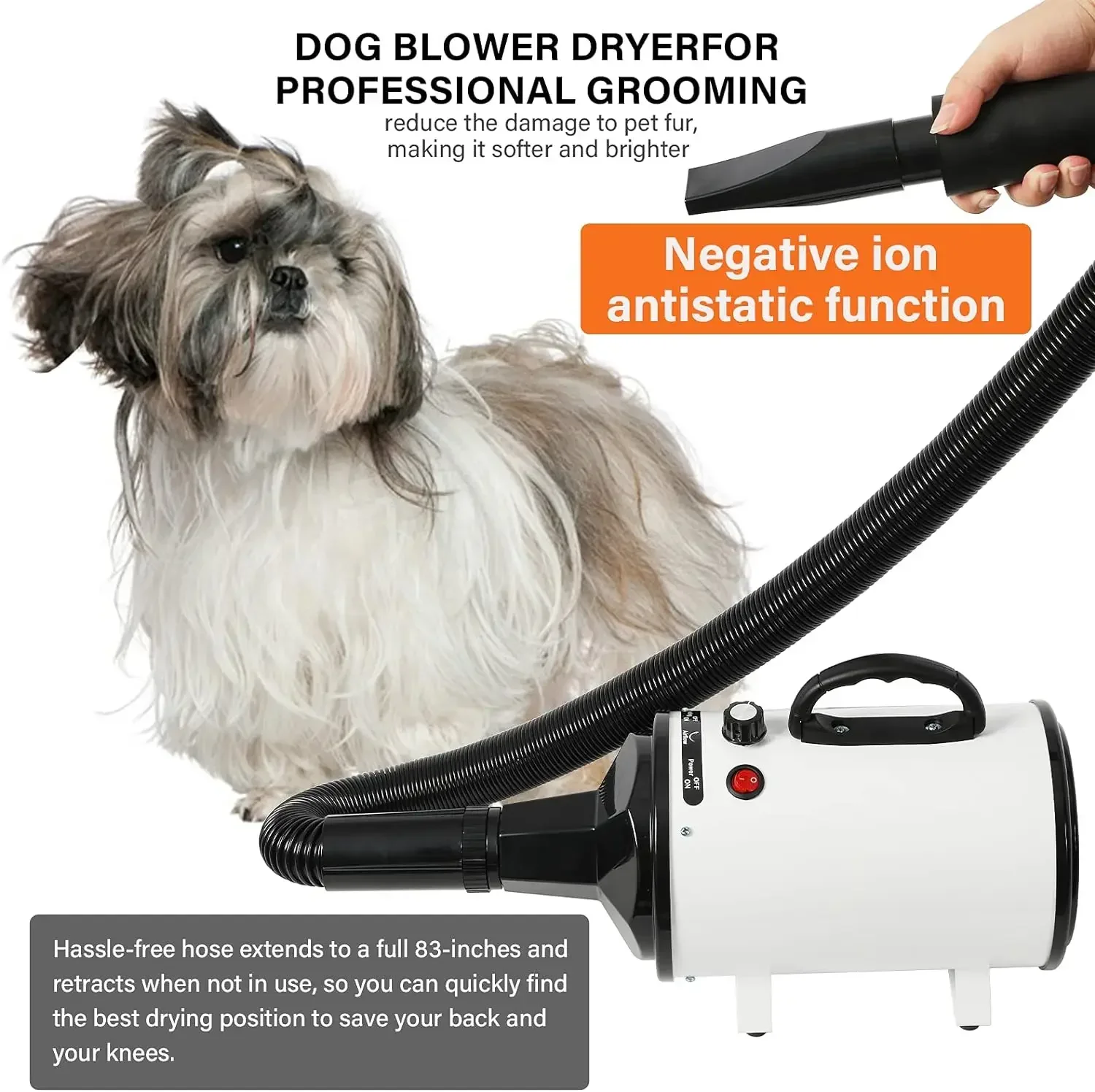 2800W Pet Hair Dryer for Dogs  - Hot Dog Press 리뷰 및 가격