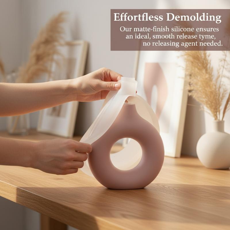 Nordic Donut Shape Vase Silico - Donut Mold Silicone 리뷰 및 가격