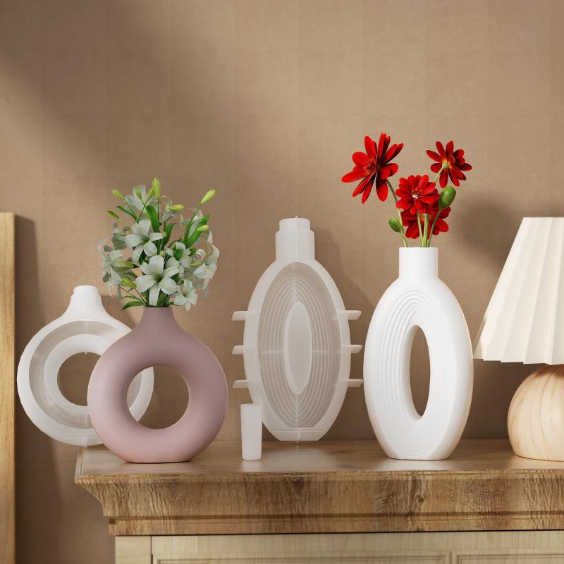 Nordic Donut Shape Vase Silico - Donut Mold Silicone 리뷰 및 가격