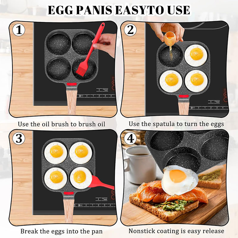 Deepened Egg Frying Pan with L - Mini Pancake Griddle 리뷰 및 가격