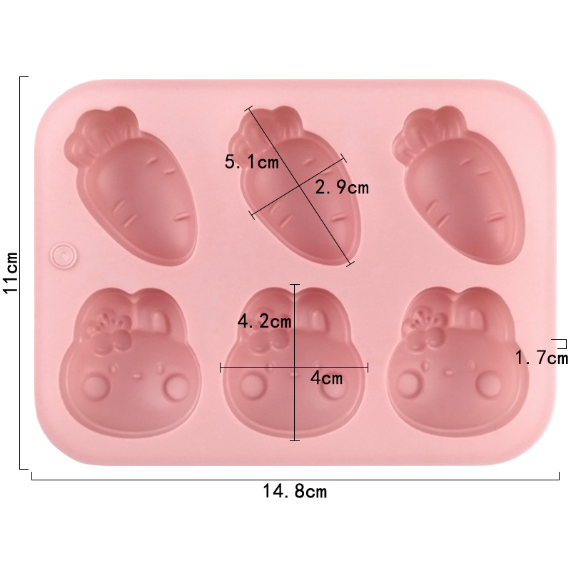 Cartoon Silicone Mold Rabbit C - Bunny Cake Mold 리뷰 및 가격