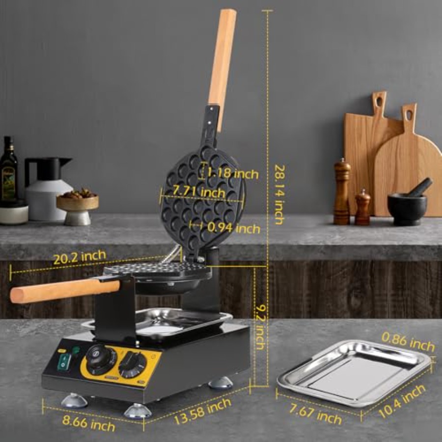 Commercial Bubble Waffle Maker - Waffle Cone Maker 리뷰 및 가격
