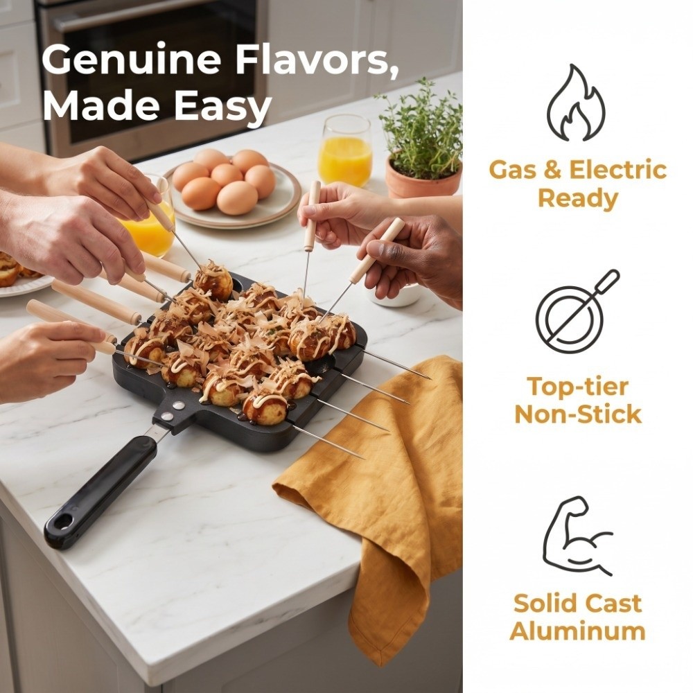Cast Aluminum Takoyaki Grill P - Takoyaki Grill Plate 리뷰 및 가격