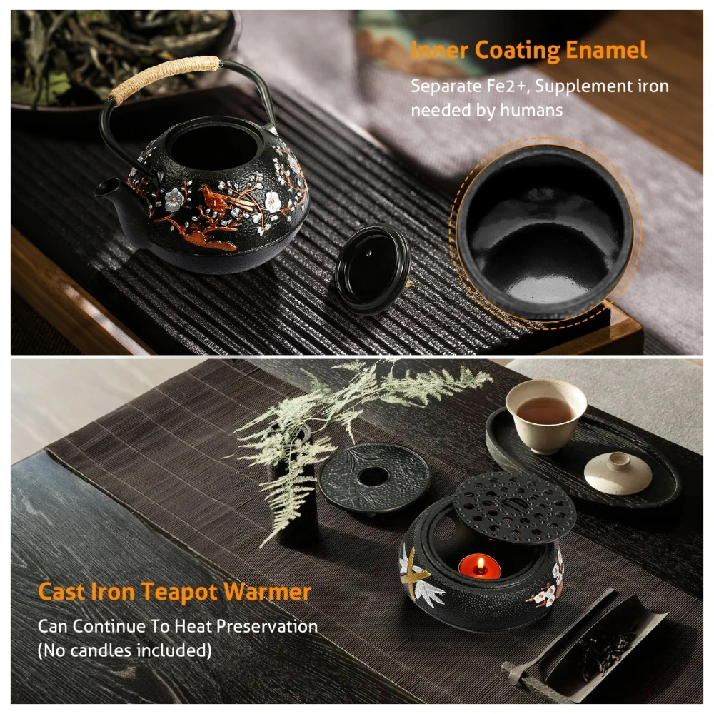 Cast Iron Teapot Set with Alco - Cast Iron Corn 리뷰 및 가격
