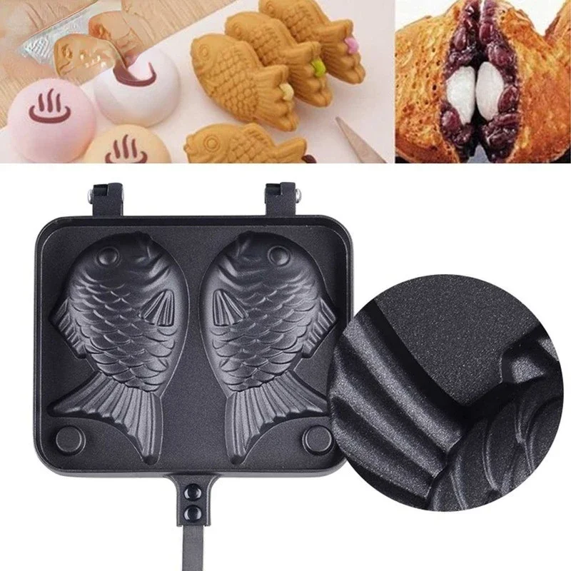 Kitchen Japanese Taiyaki Doubl - Egg Waffle Pan 리뷰 및 가격