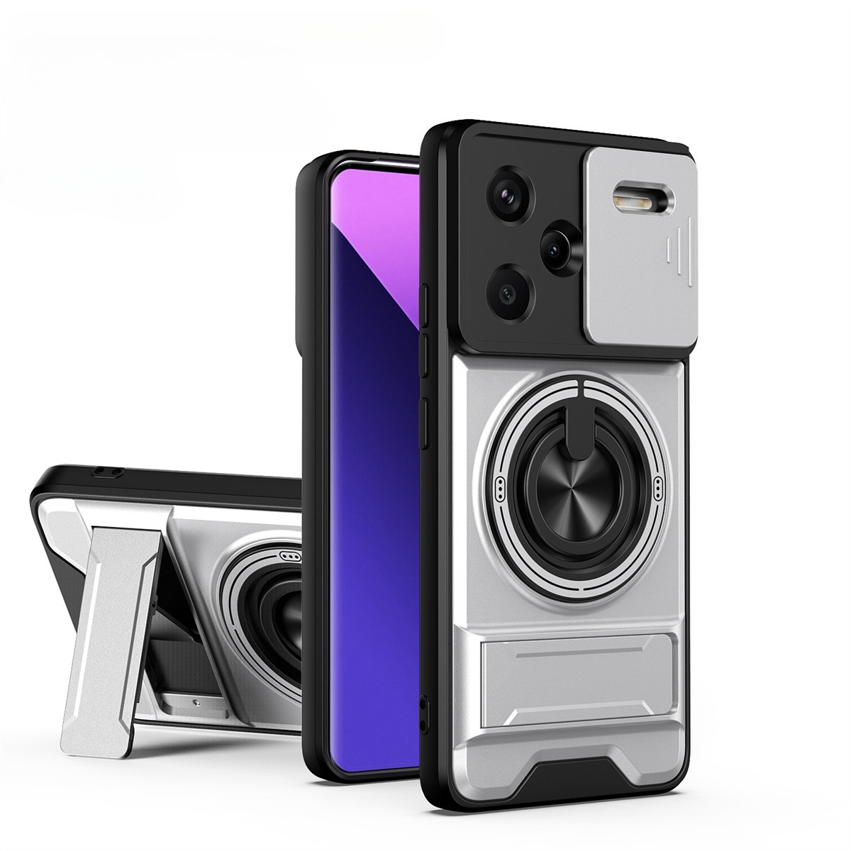 Lens Slide Camera Phone Case f - Taco Stand Holder 리뷰 및 가격