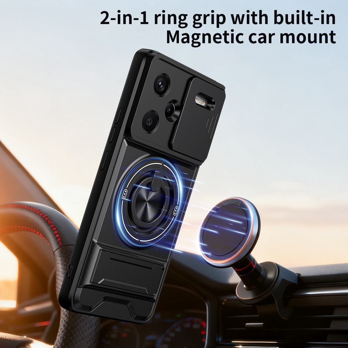 Lens Slide Camera Phone Case f - Taco Stand Holder 리뷰 및 가격