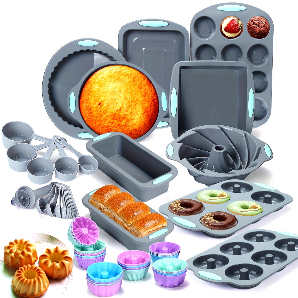 51 Pieces Silicone Baking Pan  - Donut Mold Silicone 리뷰 및 가격