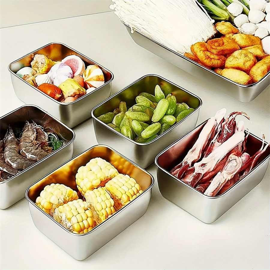 1/3/5pcs Stainless Steel Food  - Dim Sum Basket 리뷰 및 가격