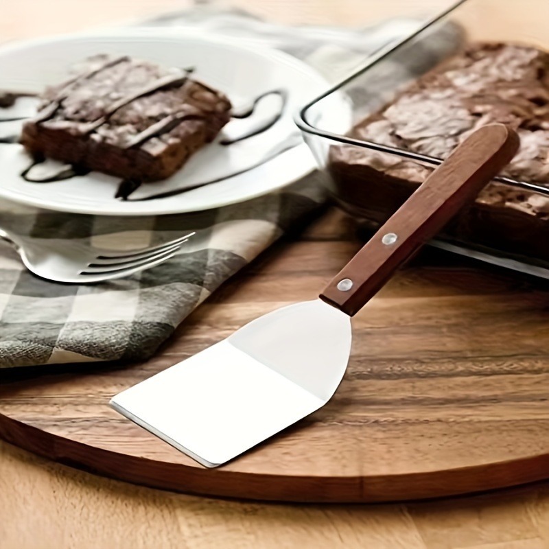 1pc, Brownie Spatula, Metal Br - Okonomiyaki Spatula 리뷰 및 가격