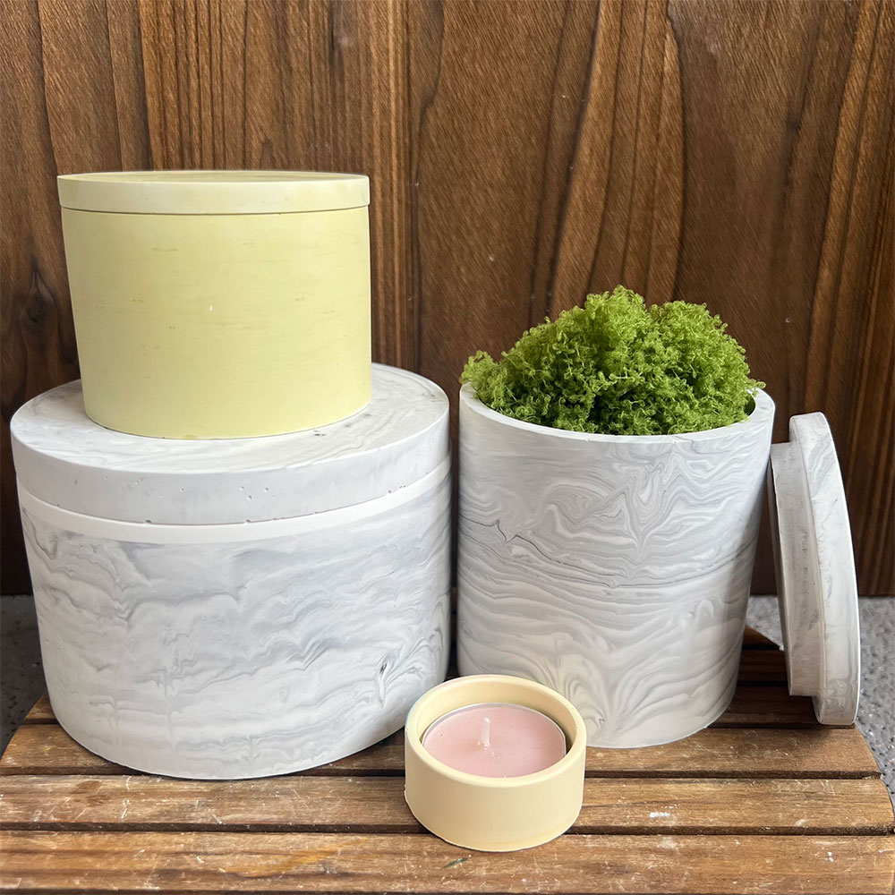 Round Cement Candle Canister S - Potsticker Mold 리뷰 및 가격