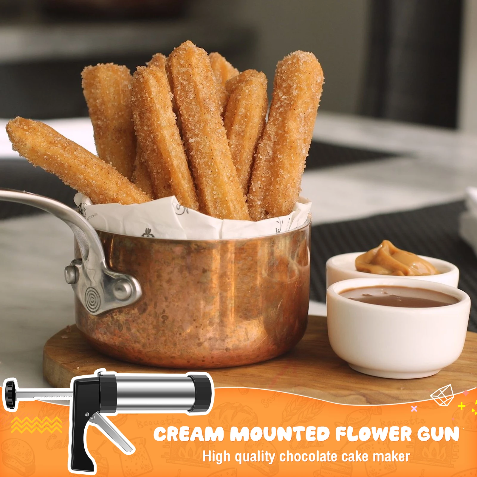 Churro Maker Machine Stainless - Churros Maker Gun 리뷰 및 가격