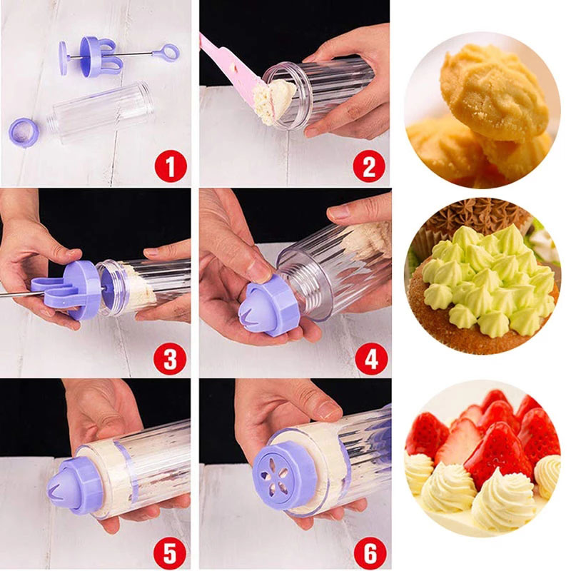 BOZZH DIY Manual Cookie Press  - Churros Maker Gun 리뷰 및 가격