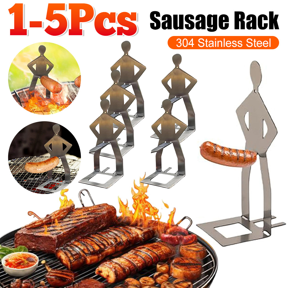 1-5PCS Stainless Steel BBQ Sau - Hot Dog Press 리뷰 및 가격