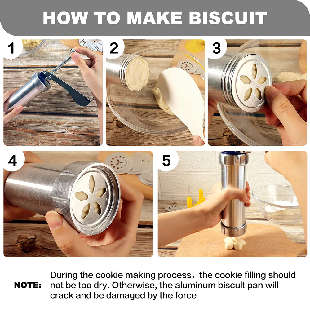 10/20pcs Aluminum Cookie Maker - Churros Maker Gun 리뷰 및 가격