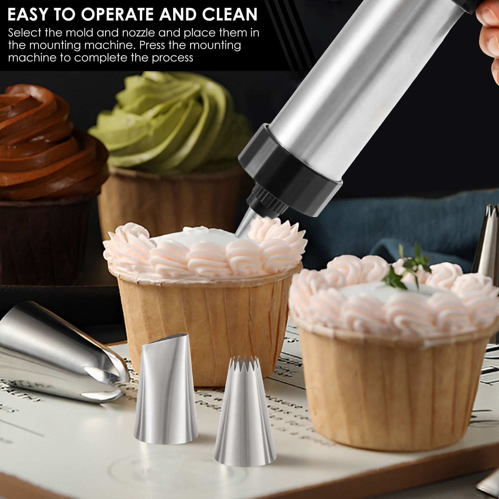 Stainless Steel Cookie Gun Chu - Churros Maker Gun 리뷰 및 가격