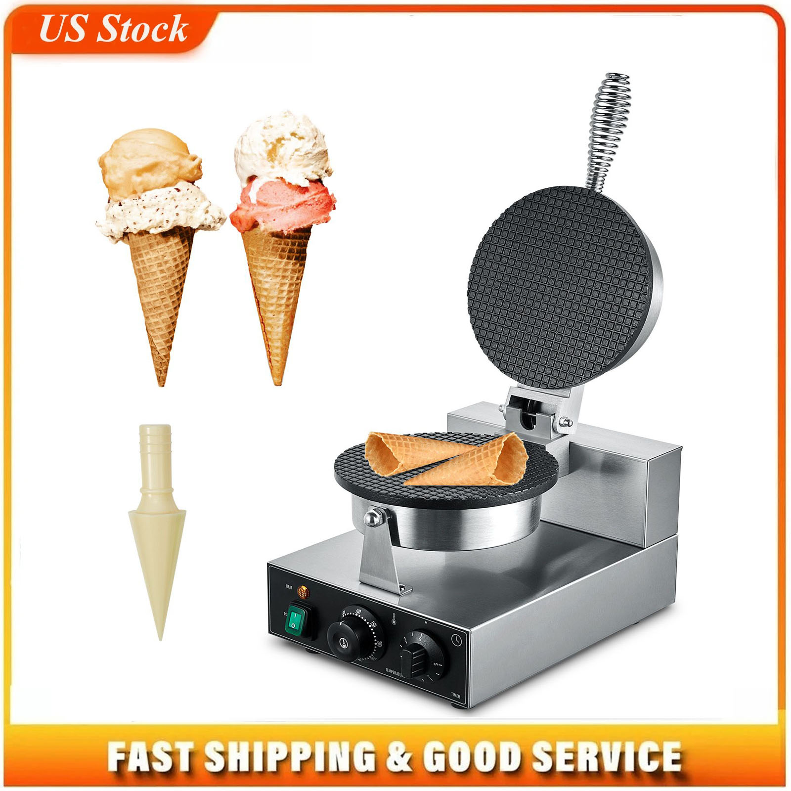 Electric Ice Cream Cone Maker, - Waffle Cone Maker 리뷰 및 가격